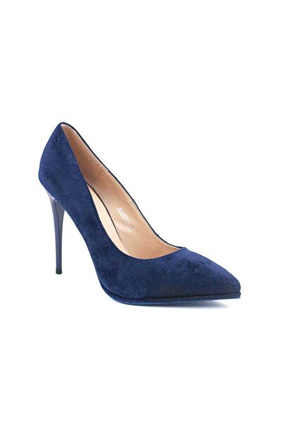mm Elegant women's shoes with a high and thin heel JM2605F-AZUL