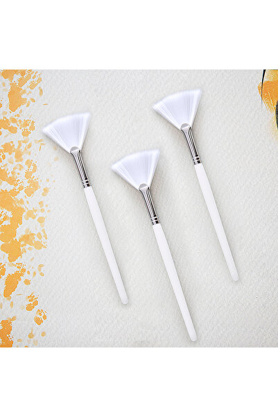 Choice1 مجموعة فرش مكياج الوجه "فايرفلايز" المكونة من 3 قطع، تتضمن فرشًا ناعمة لتطبيق قناع الوجه.