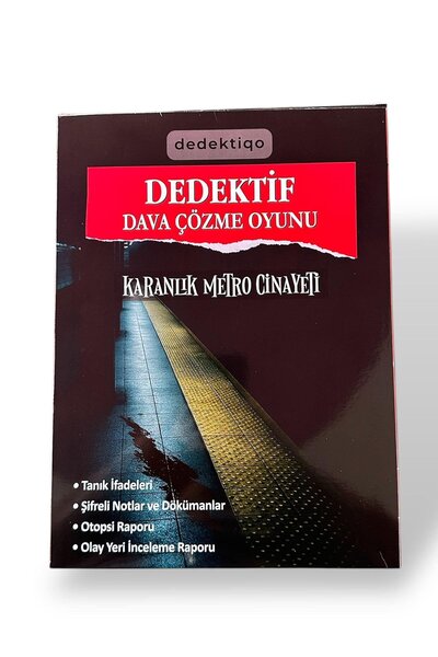 TAKIŞTIR Dedektiflik Cinayet Çözme Oyunu - Karanlık Metro Cinayeti