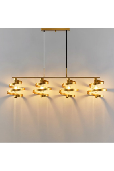 RONİSU AYDINLATMA Cassia Sıralı Yemek Masası Avize RA-AVZ- 7523-90-64