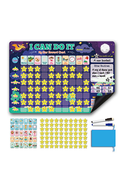 Arabest Children's Behaviour Forms, Self-Discipline Chart Stickers, Family Re...