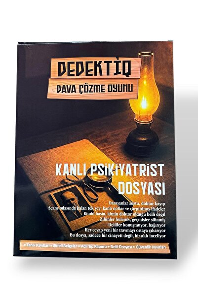 TAKIŞTIR Dedektiflik Cinayet Çözme Oyunu - Kanlı Psikiyatrist Dosyası