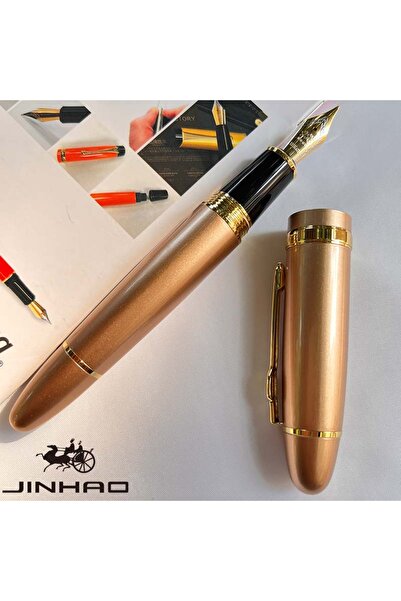 Choice قلم أعمال من جينهاو 159 بتصميم كلاسيكي، مزين بإطار فضي، مطلي بطبقة إير...
