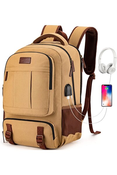 Tzowla Canvas Laptop Backpack