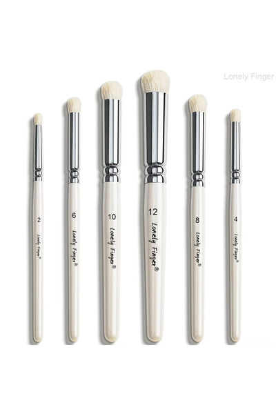 Choice 6pcs White Wool Miniature Paint Brushes Drybrush Set, Detail Paint Bru...