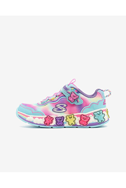 SKECHERS GUMMY FRIENDS Büyük Kız Çocuk Mavi Spor Ayakkabı 303205L LBMT