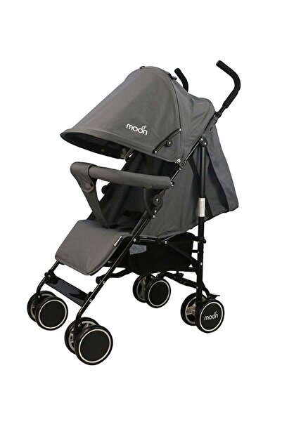 Moon عربة أطفال ستريك باللون الرمادي