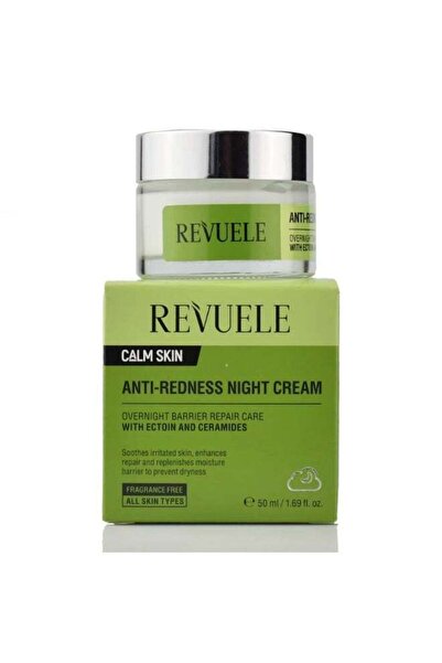 Revuele كريم ليلي مضاد للاحمرار مع الإكتوين والسيراميدات، 50 مل