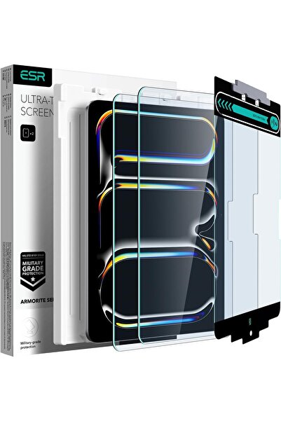 ESR Apple iPad Pro 11 M5 (2025) Armorite Aparatlı HD 2 Adet Tablet Cam Ekran ...