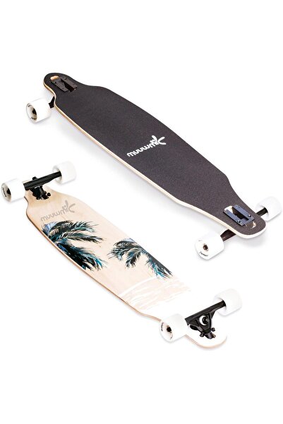 Muuwmi ABEC 7 Longboard, for children and adults, Skateboards, with or without lighting wheels