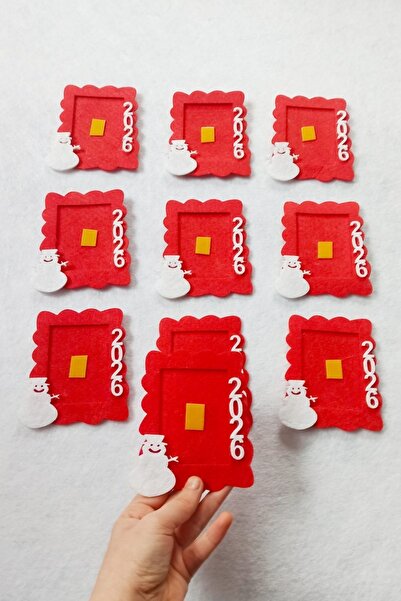 Aydede Oyunevi 10’lu Kırmızı Keçe Magnet – Kardan Adam Figürlü ⎮ Okul Öncesi ...