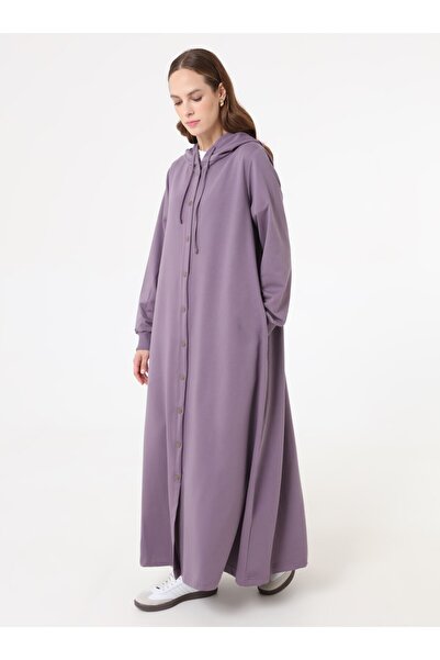 Benin Hooded Detailed Snapback Sports Cap / Top Hat - Lavender -