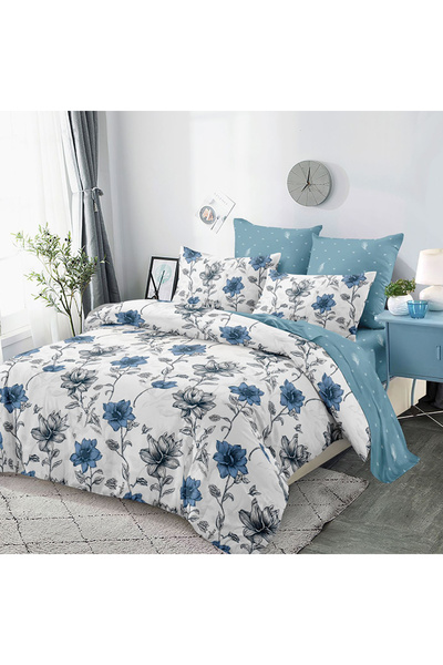Pucioasa Bed linen for double bed 2 people Pucioasa, 6 pieces, Finet, DREAM-0315