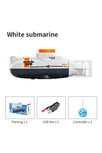 Choice غواصة صغيرة تعمل بالتحكم عن بعد من وايت برو، قارب مقاوم للماء، لعبة غو...