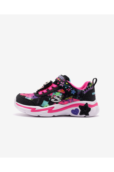 SKECHERS SNUGGLE SNEAKS - SKECH SQUAD Büyük Kız Çocuk Siyah Spor Ayakkabı 302...