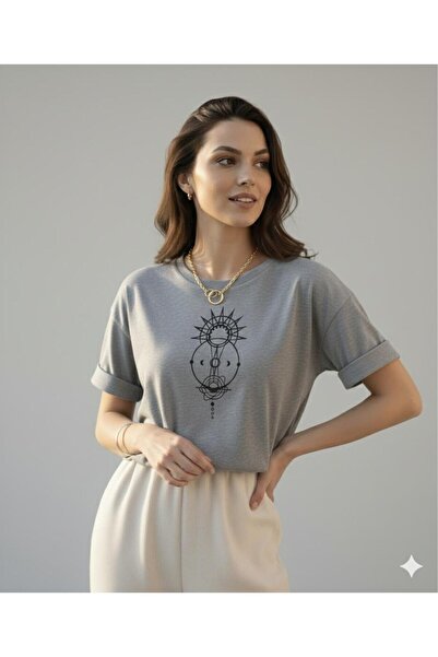 BW Bravely Wear Γυναικείο καλοκαιρινό μπλουζάκι με στάμπα TUTULMA