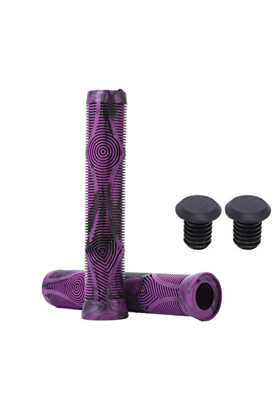 Choice RUBBER-PURPLE ODI Silicone Bicycle Handlebar Grip 160mm Extended MTB C...