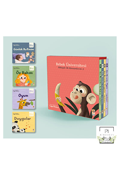 Sincap Kitap Bebek Üniversitesi 3 İlk kavramlar Hikaye öykü aktivite kitabı d...