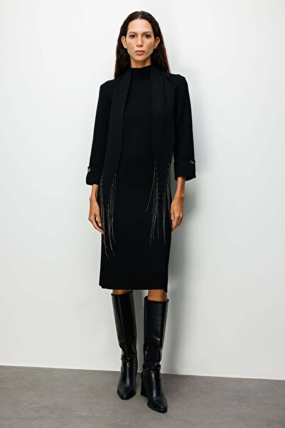 ON Belted Midi Length Knit Dress