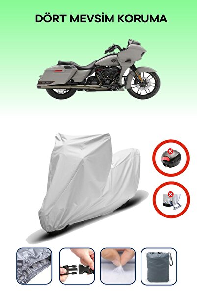 Breen Gray Rear Bag Lock Incompatible Harley-Davidson Cvo Road Glide Compatib...
