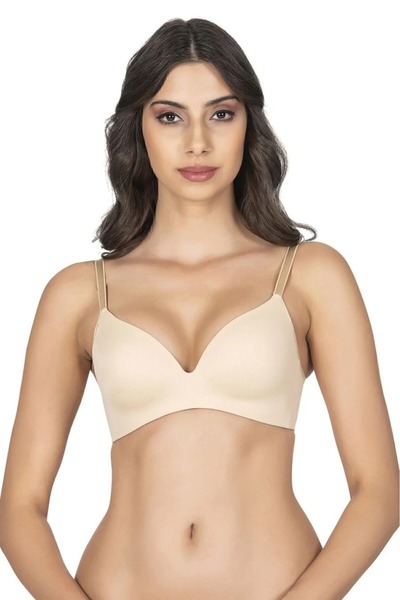 Belvü Unsupported Flexible Wire Free Micro Jumpsuit Triangle Bra C Cup