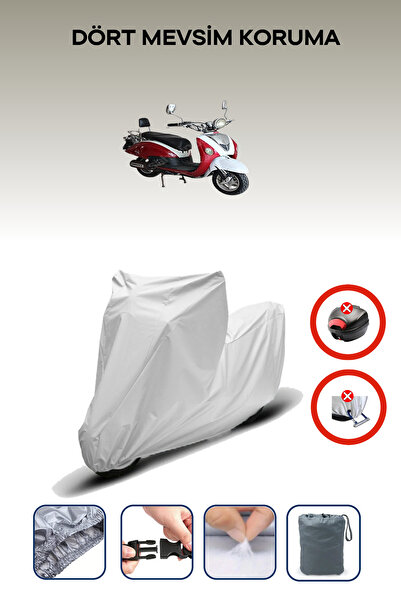 Breen حقيبة خلفية رمادية اللون متوافقة مع قماش دراجة نارية من نوع Kuba Nirvan...