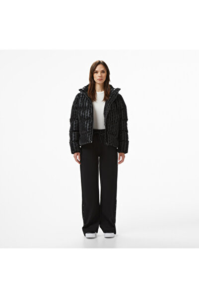 Lacoste Kadın Straight Fit Siyah Eşofman Altı