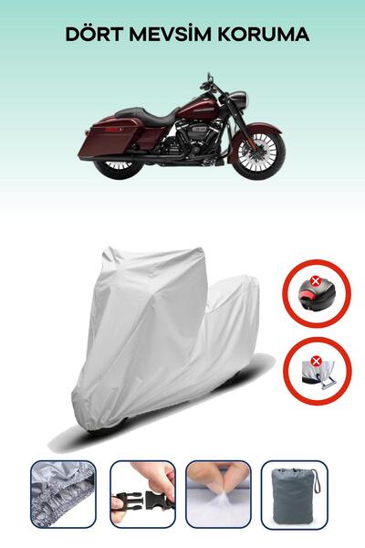 Breen Gray Rear Bag Lock Incompatible Harley-Davidson Road King Special Compa...