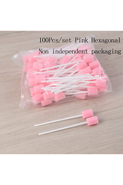 Choice1 عبوة من 100 قطعة من أعواد تنظيف الأسنان الإسفنجية للاستخدام مرة واحدة...