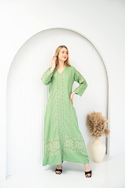 AFandina Soft and comfortable embroidered jalabiyas. Classic design, summer s...