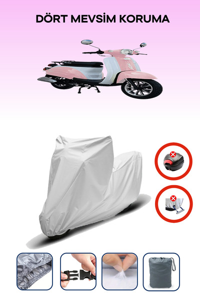 Breen Gray Rear Bag Lock Incompatible with Motolux Vintage 50 Compatible Moto...