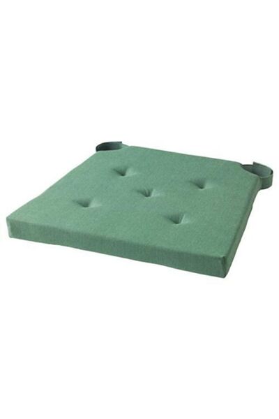 Justina Green chair cushion - 35/42x40x4 cm