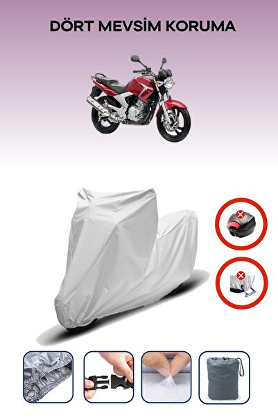 Breen Gray Rear Bag Lock Incompatible with Yamaha Ybr 250 Compatible Motorcyc...
