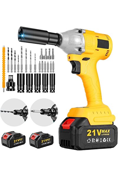 H GREEN MOUNT Cordless Impact Wrench