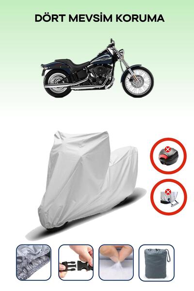 Breen Grey Rear Bag Lock Incompatible Harley-Davidson Softail Night Train Fxs...