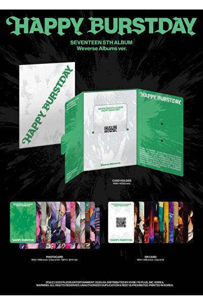 tays store SEVENTEEN - HAPPY BURSTDAY Albüm (Weverse Albums Version)