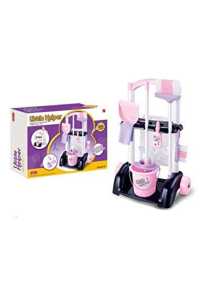 Toy Σετ καθαρισμού για παιδιά Little Helper με αξεσουάρ και καρότσι, 56 εκ.