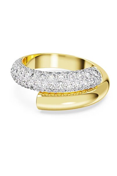 Swarovski Dextera Yüzük, Beyaz, Altın rengi kaplama