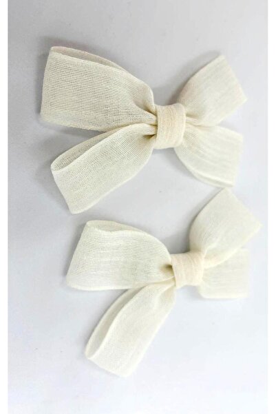 Atılgan Grp Keten Kurdele 2'li Çocuk Tokası, Klipsli Çocuk Tokaları, Keten To...