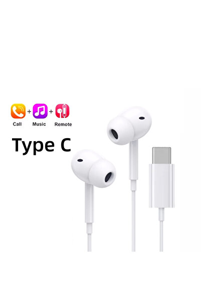 Choice سماعات أذن سلكية من النوع C، مناسبة لهواتف Redmi 15 و14 و13 و12 و11، م...