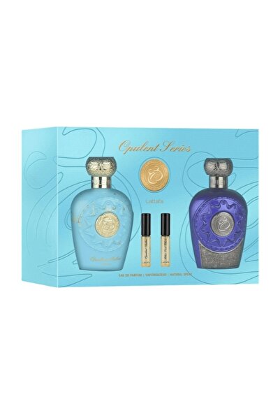 lattafa Set cadou Opulent Dubai Apă de parfum 100 ml + Opulent Blue Elixir 100 ml