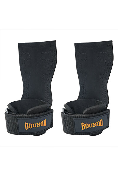 Choice HZ001-rubber 2pc/1Pair GOUNOD Gym Grip Cowhide Palm Protector Weightli...