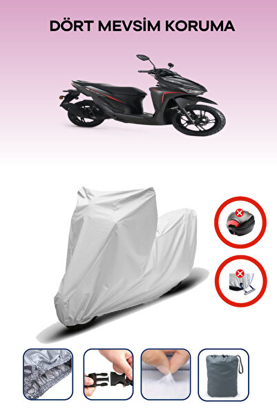 Breen Gray Rear Bag Lock Mismatched Rks Wildcat 125 Compatible Motorcycle Tar...