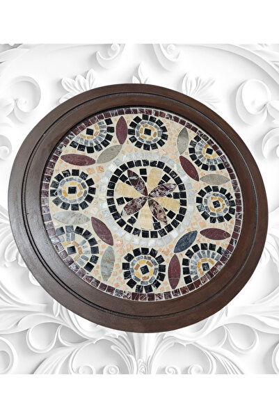 Atölye Lovas Mermer Mozaik Kaplı Sehpa