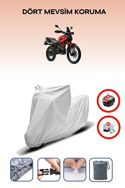 Breen Gray Rear Bag Lock Incompatible Motolux Cortado 200 Compatible Motorcyc...