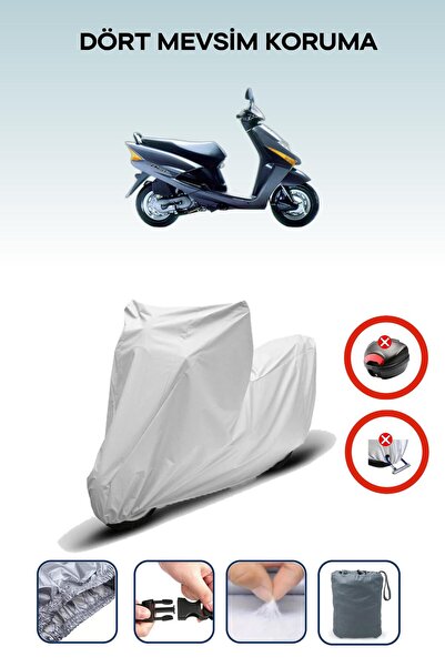 Breen Gray Rear Bag Lock Incompatible with Honda Beat Compatible Motorcycle T...