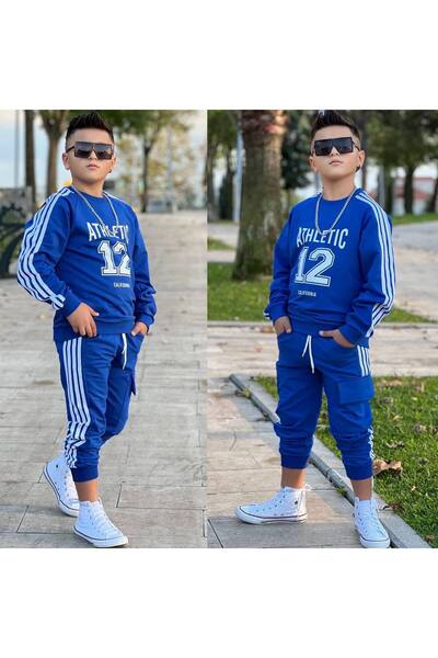 Unisex Mavi Eşofman Takımı