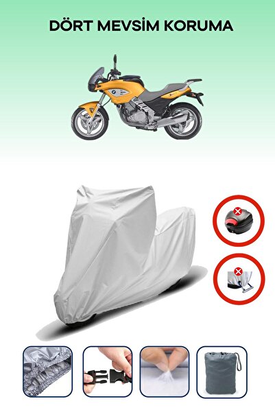 Breen Gray Rear Bag Lock Incompatible Bmw F 650 Cs Compatible Motorcycle Tarp...