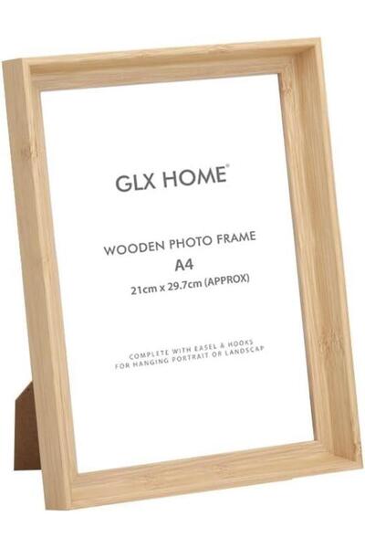 Efe Efemark Premium Series 21 * 29 cm Wooden Frame (A4 Size) Milky Coffee