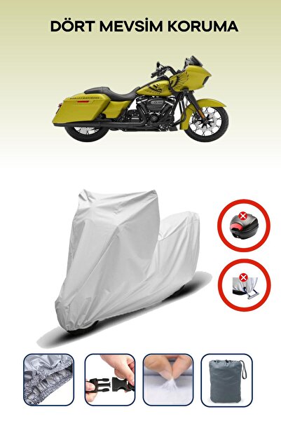 Breen Grey Rear Bag Lock Incompatible Harley-Davidson Road Glide St Compatibl...